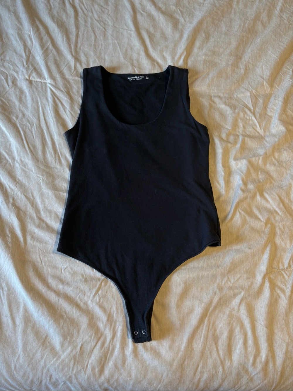 Abercrombie & Fitch Black Sleeveless Bodysuit